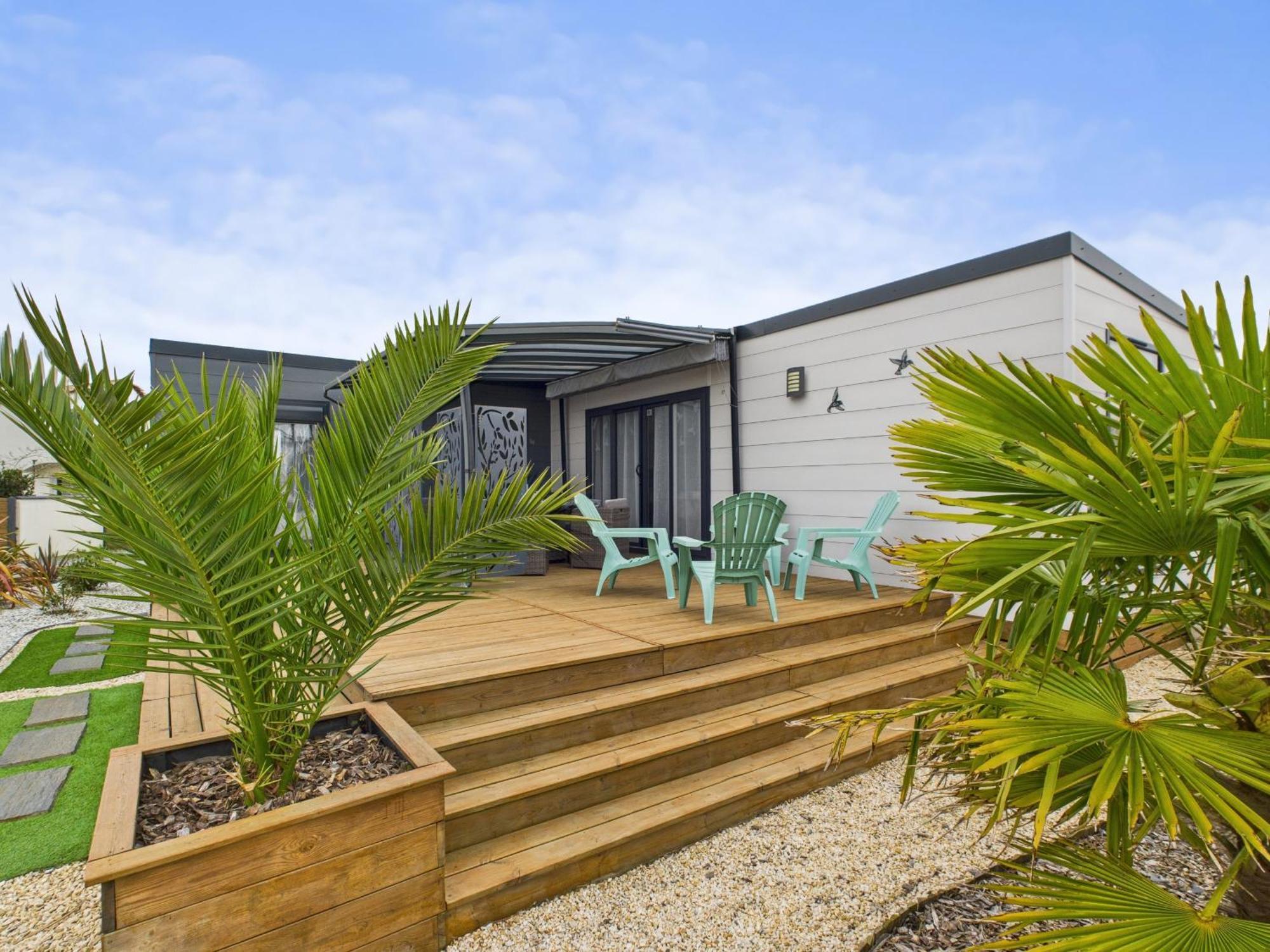 Joli Chalet Pour 6 - Domaine Avec Piscine 布雷蒂诺斯梅尔 外观 照片